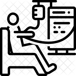 256x256 Dialysis Icon Of Line Style
