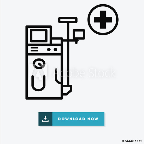 500x500 Dialysis Vector Icon
