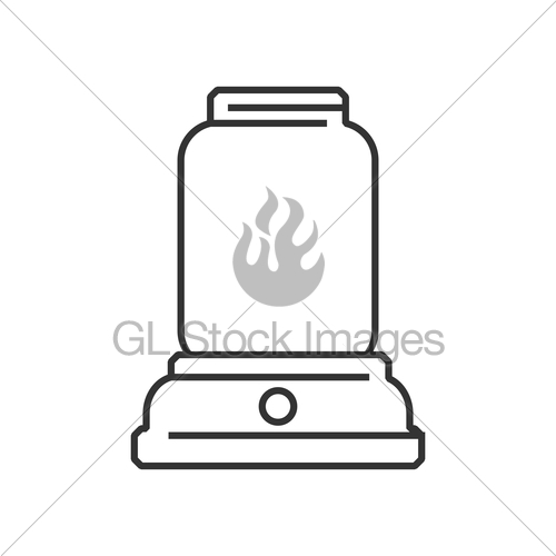 500x500 Line Icon Medical Device Icon, Dialysis Machine Gl Stock Images