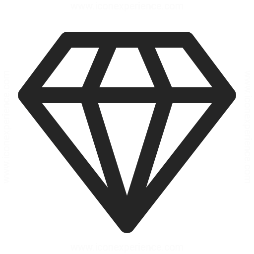 512x512 Diamond Icon Iconexperience