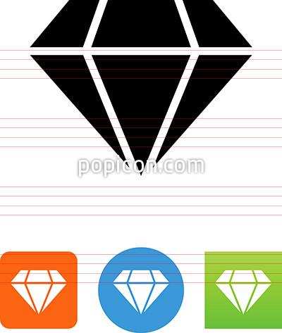 400x473 Simple Diamond Icon