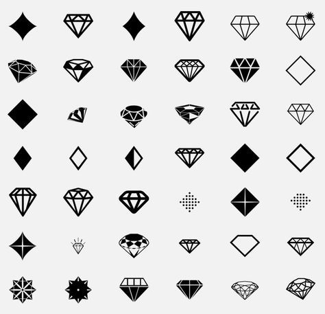 474x457 Diamond Icons On Thenounproject Tattoos Diamond Tattoos