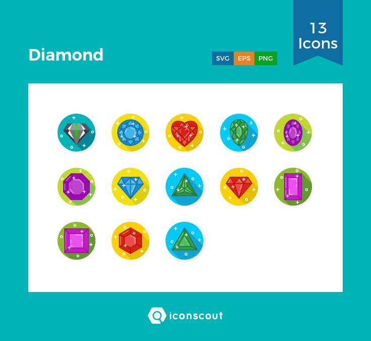 735x675 Diamond Icon Pack