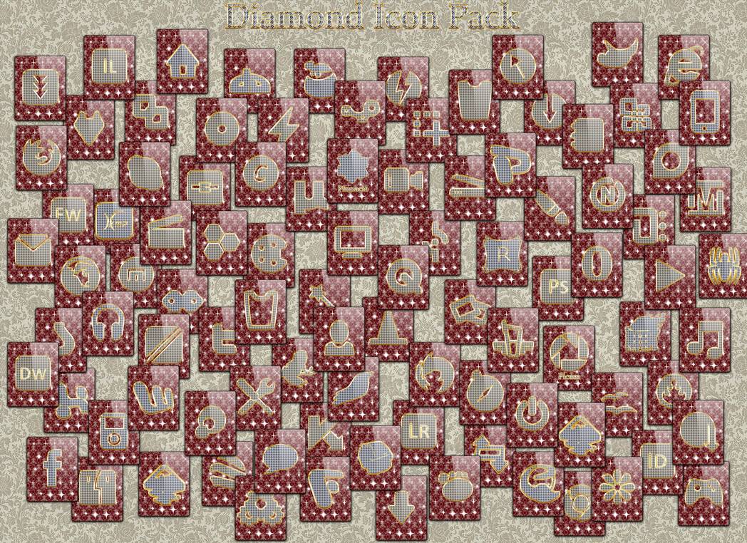 1048x762 Diamond Icon Pack