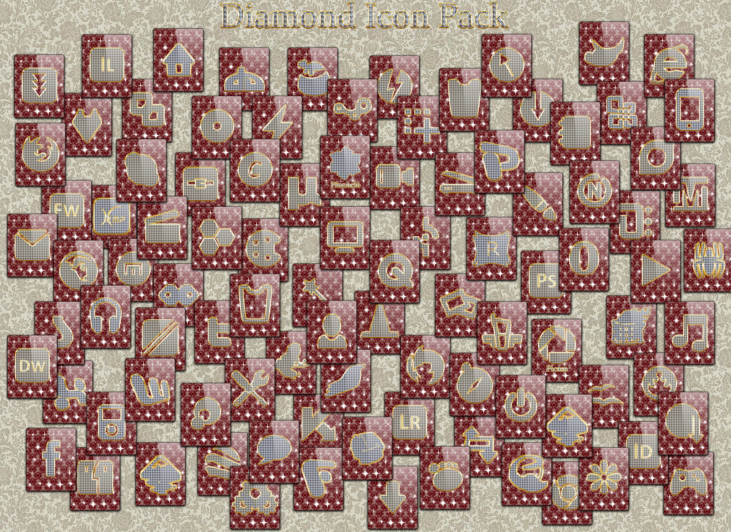 2800x2036 Diamond Icon Pack