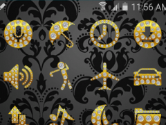 240x180 Icon Pack Gold Diamonds Theme Free Download