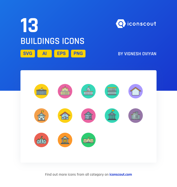 735x775 Buildings Icon Pack