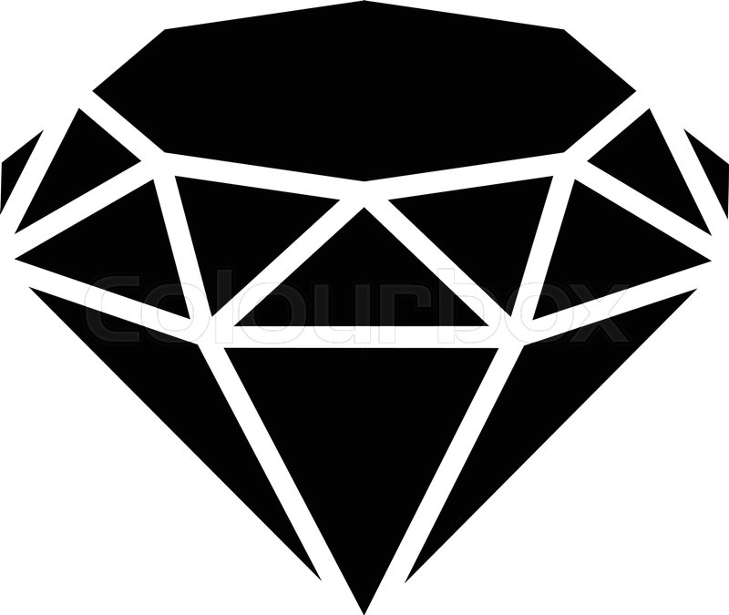 800x675 Diamond Icon Simple Illustration Of Stock Vector Colourbox