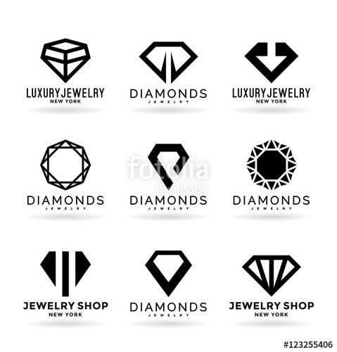 479x500 Vecteur Set Of Diamonds Symbols And Logo Design Elements