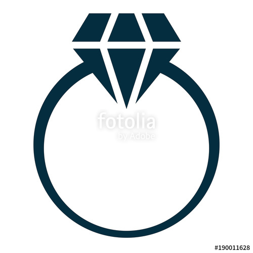 500x500 Diamond Ring Icon Stock Image And Royalty Free Vector