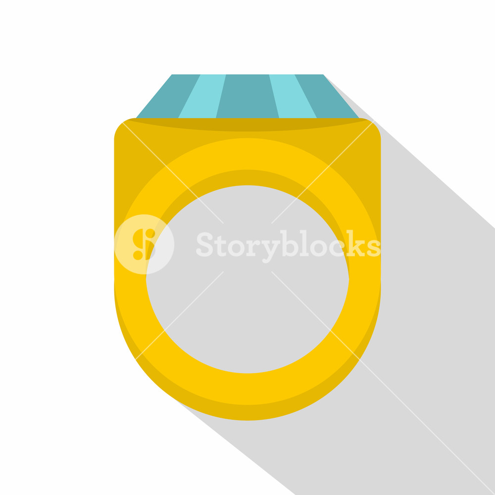 1000x1000 Diamond Ring Icon Flat Illustration Of Diamond Ring Vector Icon