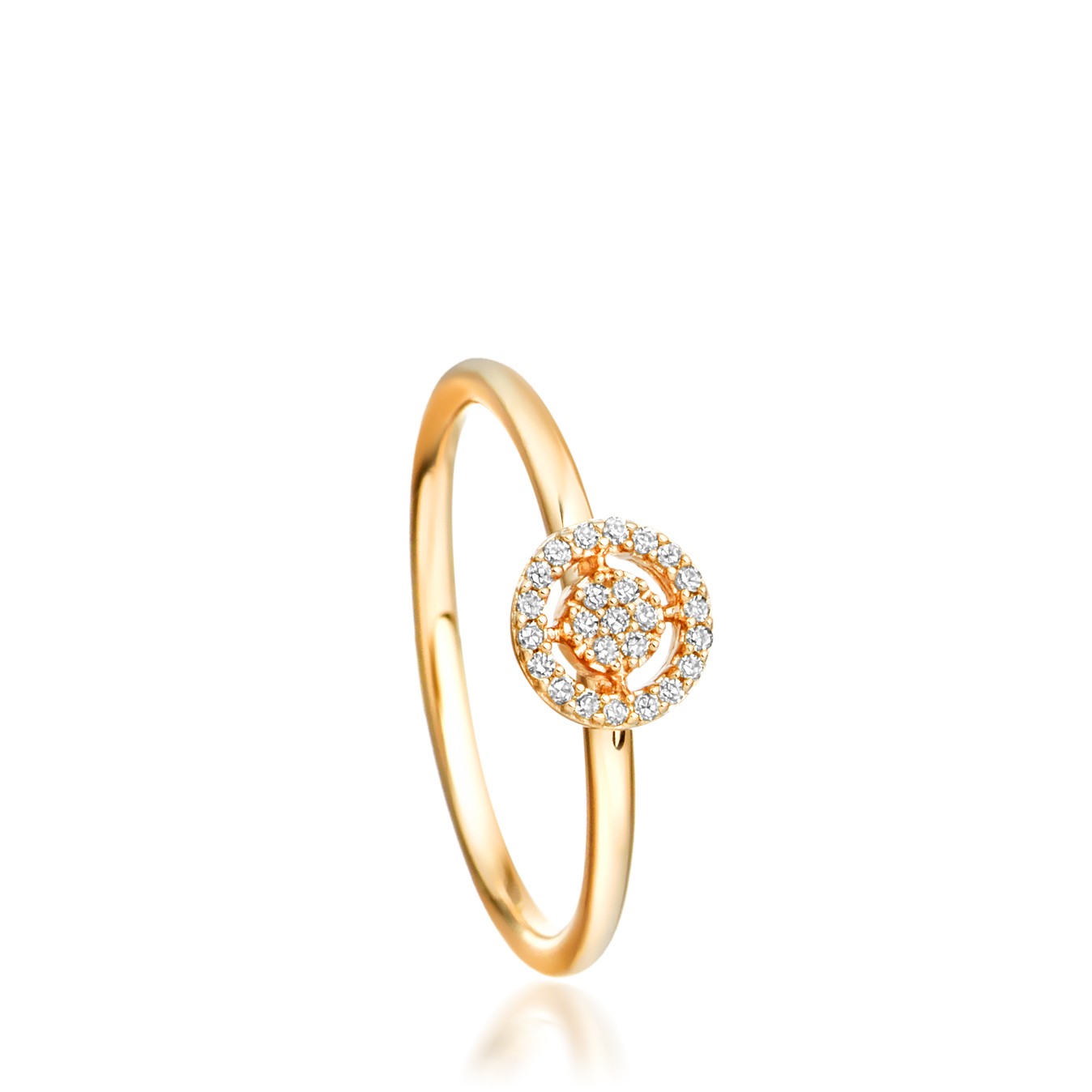 1348x1348 Mini Icon Aura Diamond Ring Gold Astley Clarke