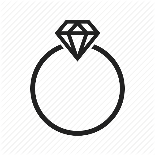 512x512 Diamond, Engagement, Gold, Jewelry, Love, Ring, Wedding Icon