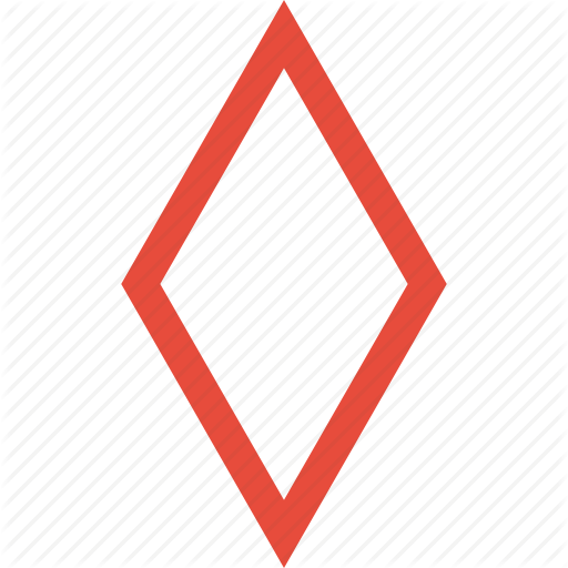 512x512 Diamond, Gamble, Geometric, Playing Cards, Rhombus, Shape, Tile Icon
