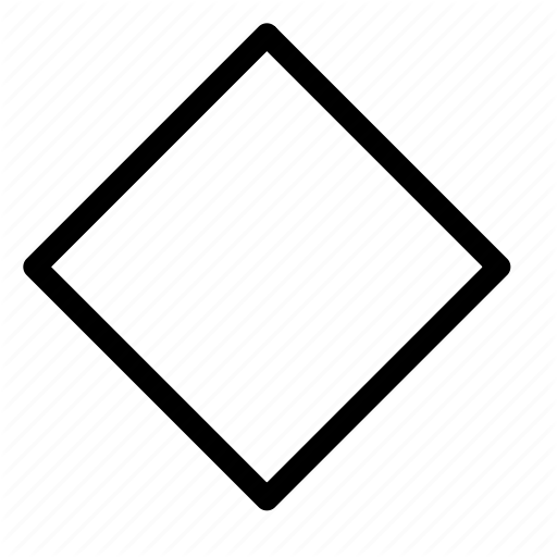 512x512 Diamond, Geometry, Math, Mathematics, Rhombus, Shape Icon