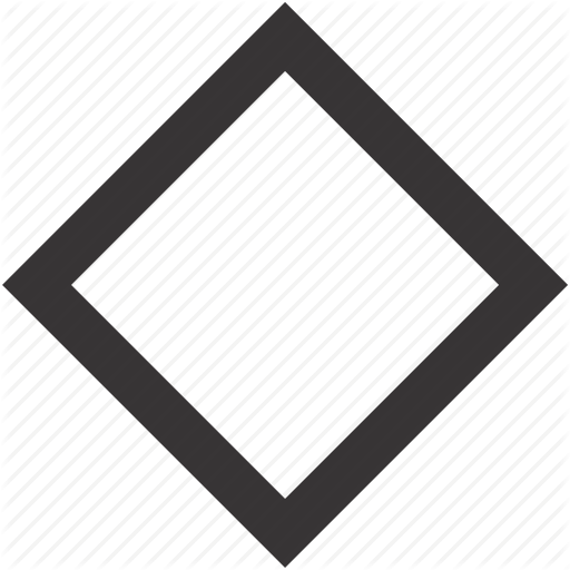 512x512 Diamond, Geometry, Rhomb, Rhombus, Shape Icon
