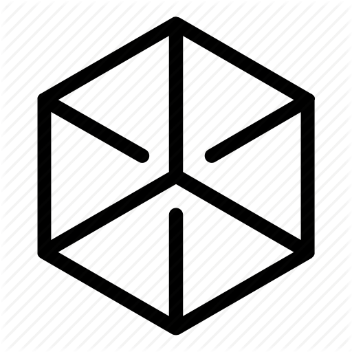 512x512 Abstract, Diamond, Hexagon, Prism, Shape Icon