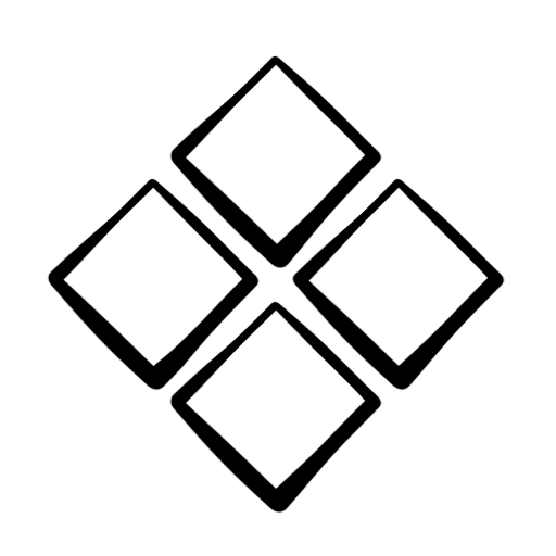 512x512 Four Diamond Shapes Icon