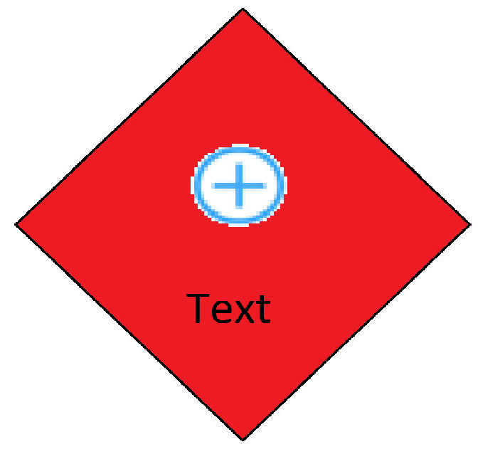 696x652 Android Create Diamond Button With Icon And Text Inside