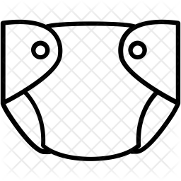 256x256 Diaper Icon Of Line Style