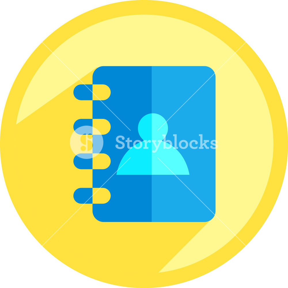 1000x1000 Contact Diary Icon Royalty Free Stock Image