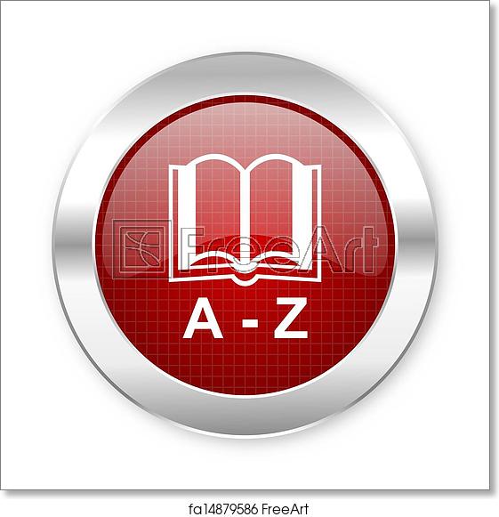 561x581 Free Art Print Of Dictionary Icon Freeart