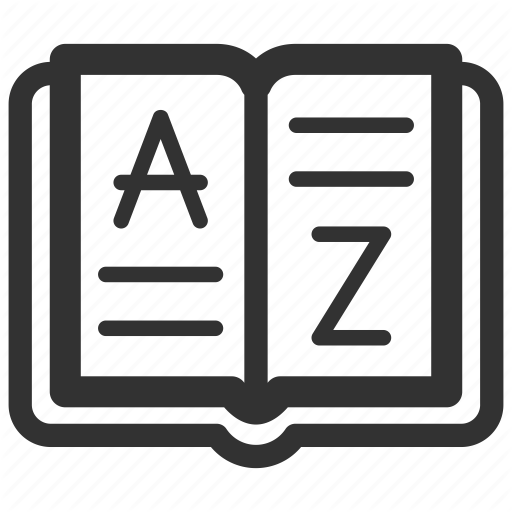 512x512 Dictionary, Language, Linguistics Icon