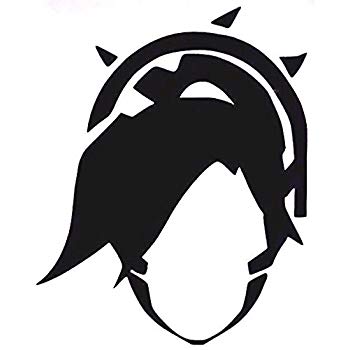 350x350 Overwatch Video Game Mercy Icon Vinyl Stickers Symbol