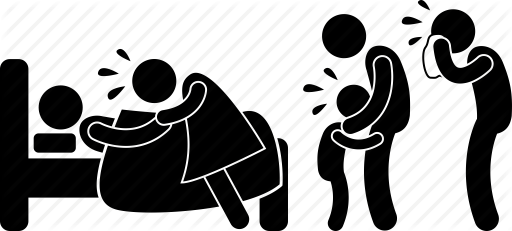 512x231 Crying, Dead, Death, Die, Died, Family, Funeral Icon