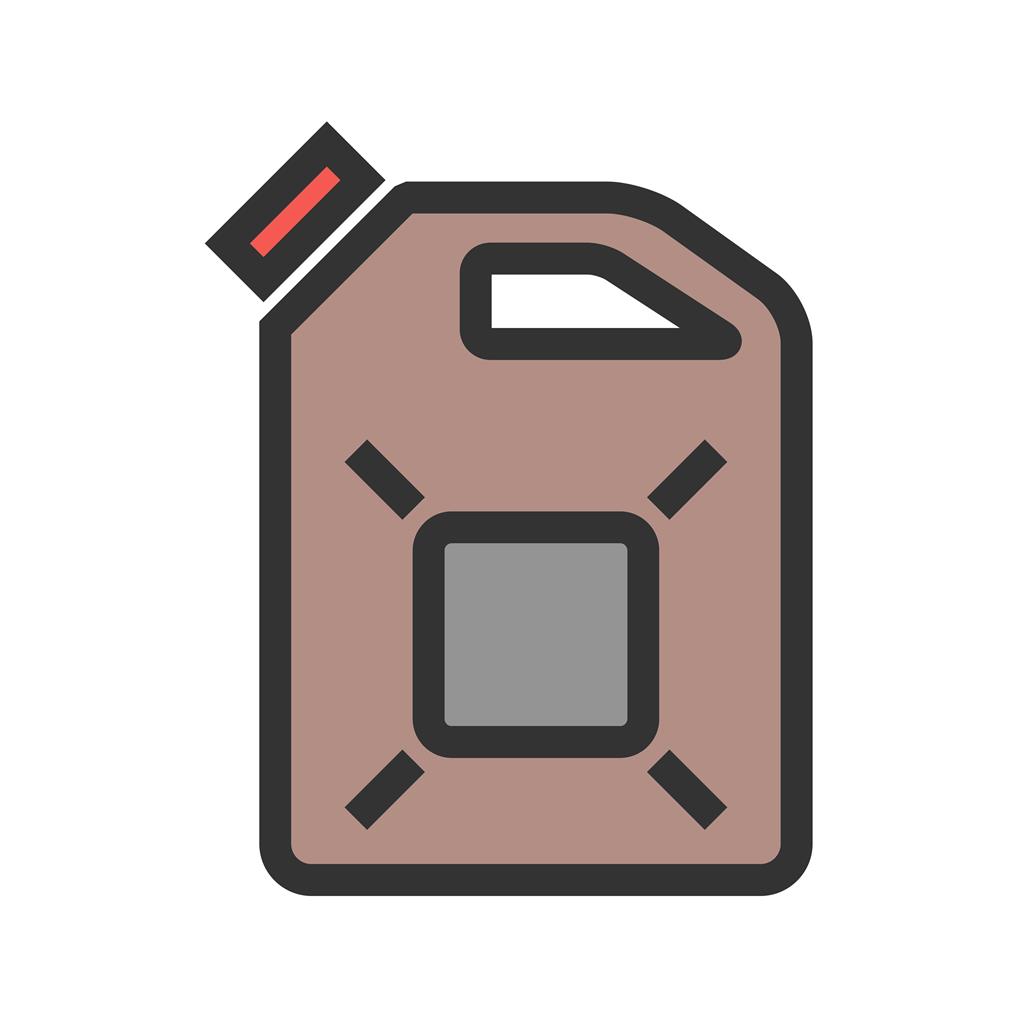 1024x1024 Diesel Can Line Filled Icon
