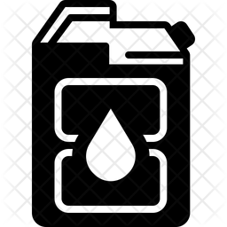 256x256 Diesel Icon Of Glyph Style