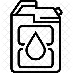 256x256 Diesel Icon Of Line Style