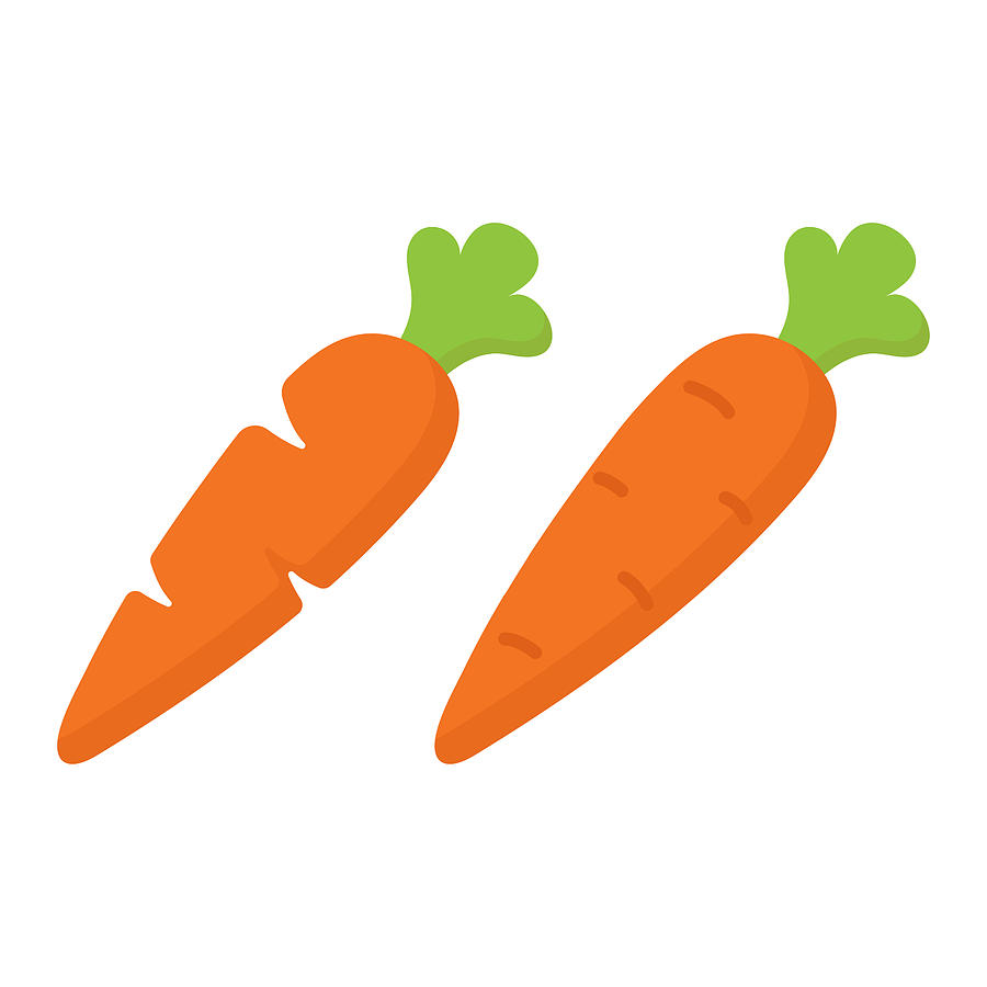 900x900 Carrot, Vegetable And Diet Icon Flat Design