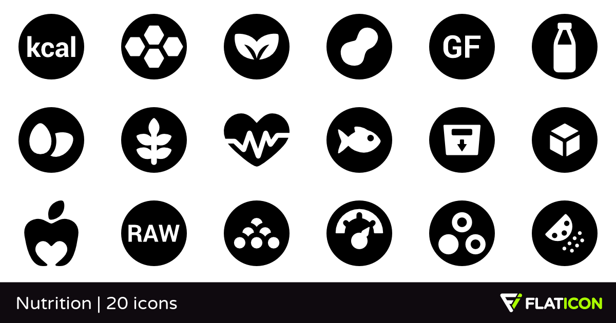 1200x630 Nutrition Free Icons