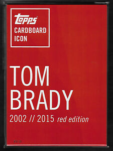 225x300 Tom Brady Diff Rc Rookie + Topps Icons Complete Set Red All