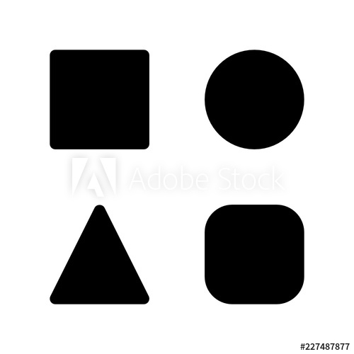 500x500 Variety Difference Geometry Math Form Vector Icon