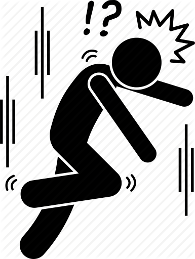 385x512 Balance, Difficult, Difficulty, Down, Fall, Fell, Man Icon