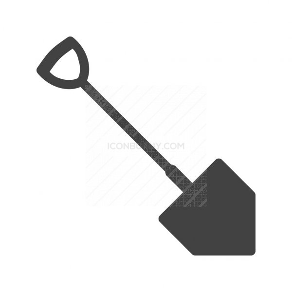 600x600 Spade Glyph Icon