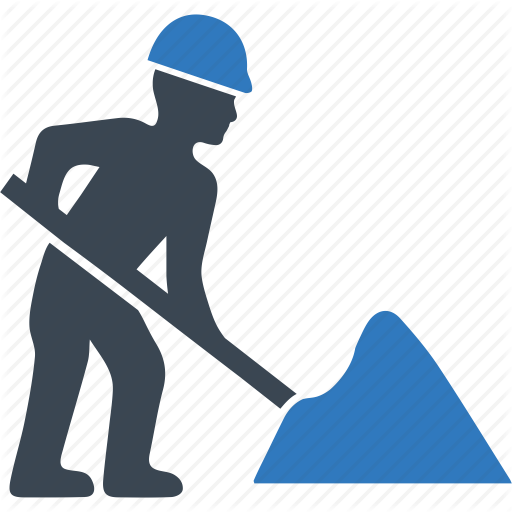 512x512 Dig, Digging, Sign, Under Construction Icon