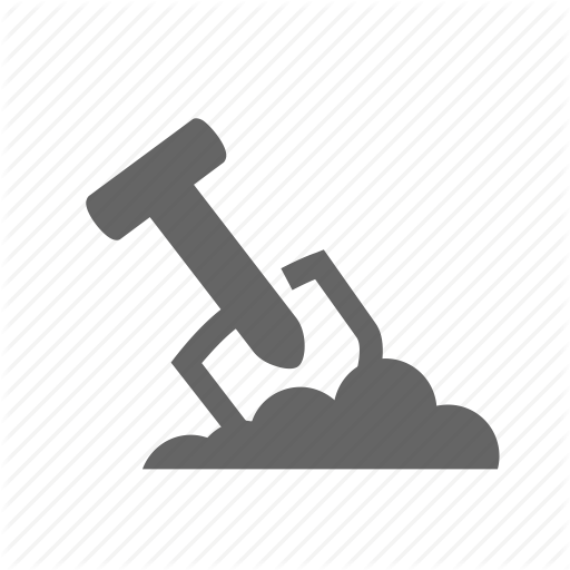 512x512 Dig, Ground, Grub, Nature, Plant, Scoop Up, Shovel Icon