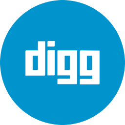 256x256 Digg Icon Flat