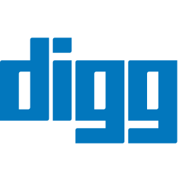 256x256 Digg Logo Icon Of Flat Style