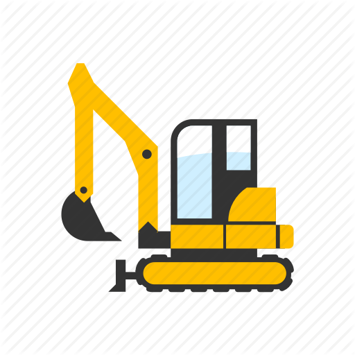 512x512 Construction, Digger, Digging, Excavator, Light, Mini, Small Icon