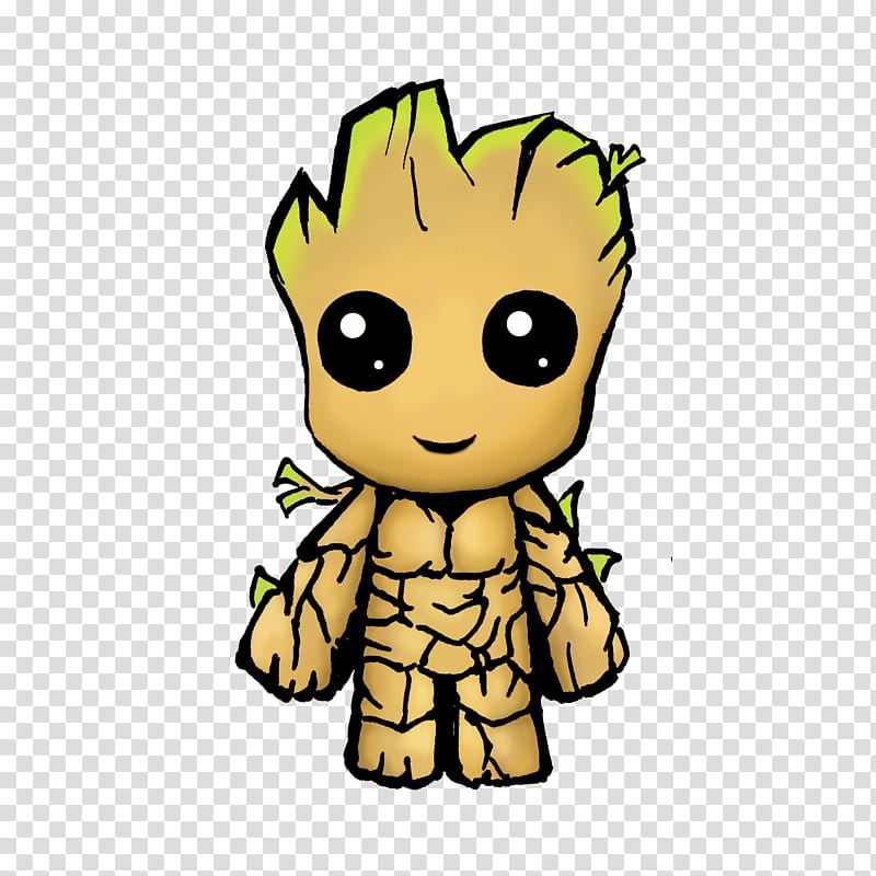 800x800 Cute Groot Digital Art Icon, Groot Transparent Background Png