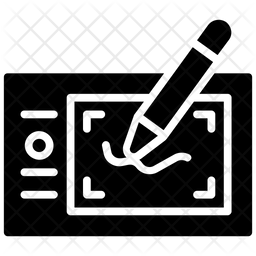 256x256 Digital Art Icon Of Glyph Style