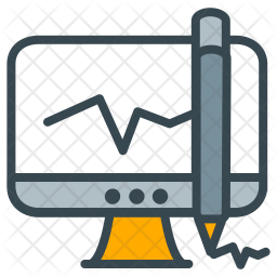 256x256 Digital Art Icon Of Colored Outline Style