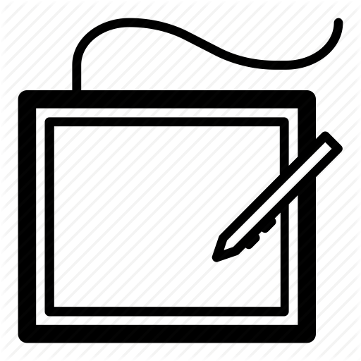 512x512 Digital Art Board, Digital Drawing, Digitizer, Graphics Tablet