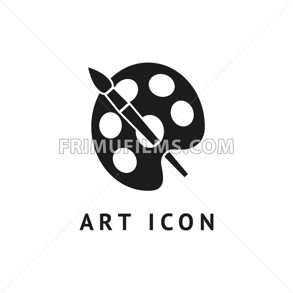 600x600 Digital Vector Black School Icon With Drawn Simple Line Art, Brush