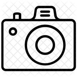 256x256 Digital Camera Icon Of Line Style