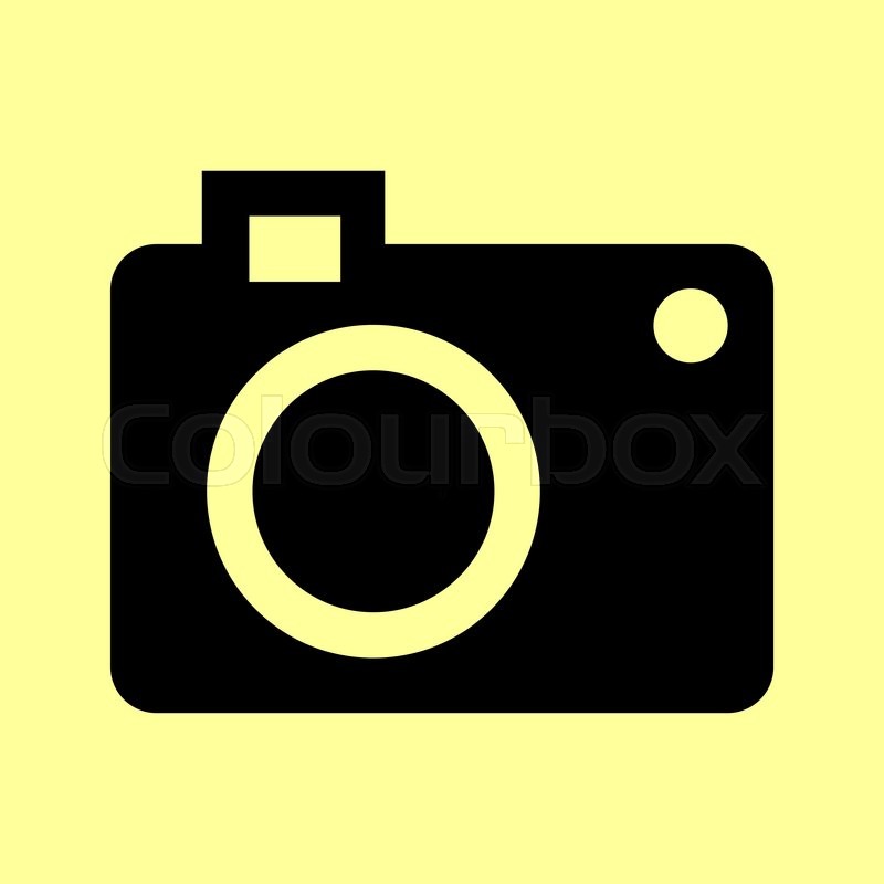 800x800 Digital Camera Icon Flat Style Icon Stock Vector Colourbox